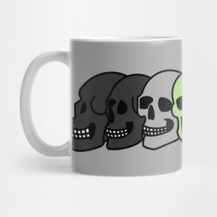 Pride Skulls Agender Mug